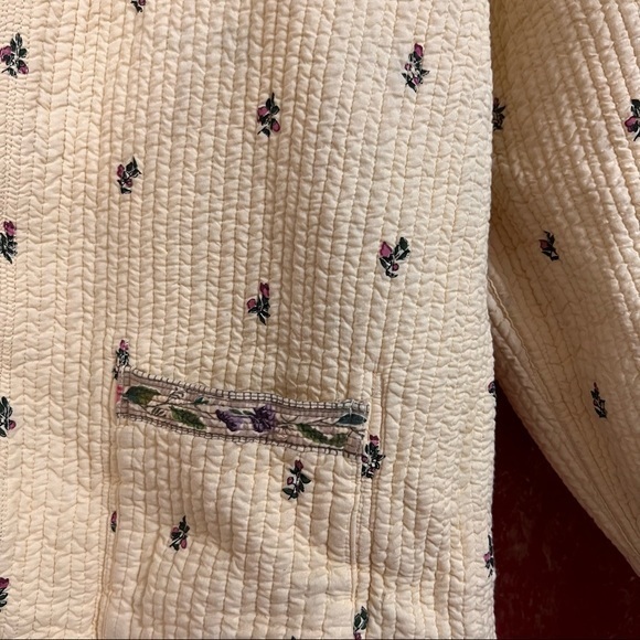 SAM HILU Vintage Reversible Floral Quilted Jacket XL - Picture 10 of 16